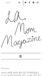 Mobile Screenshot of lamommagazine.com