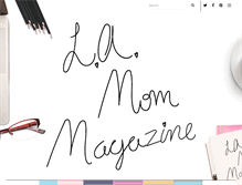 Tablet Screenshot of lamommagazine.com
